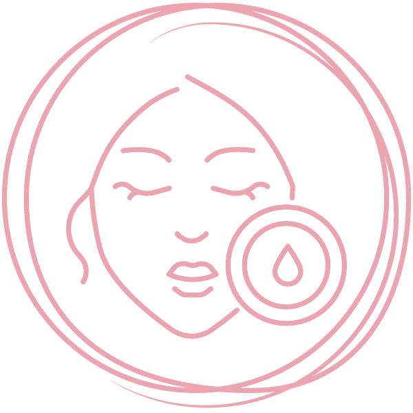 collagen logo illustrating improving skin moisture